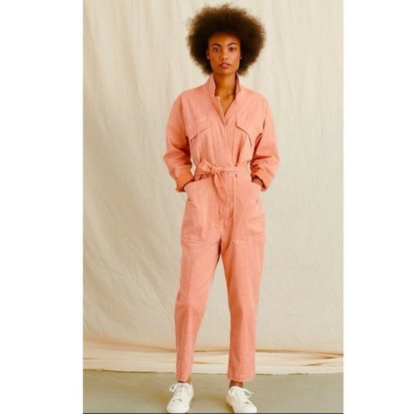Alex mill pink jumpsuit Clearance